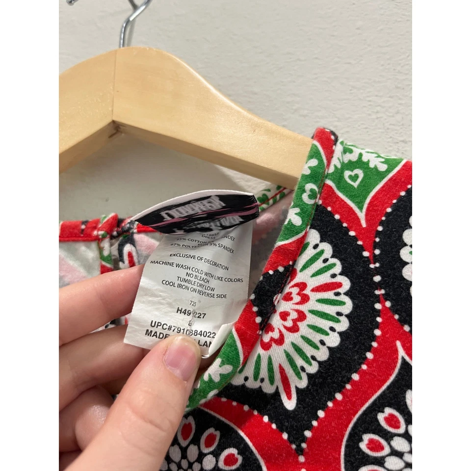 Vestido Boutique Contando Margaritas Niñas Navidad Vacaciones Estampado Manga Campana Talla 8 Foto 4 de 4