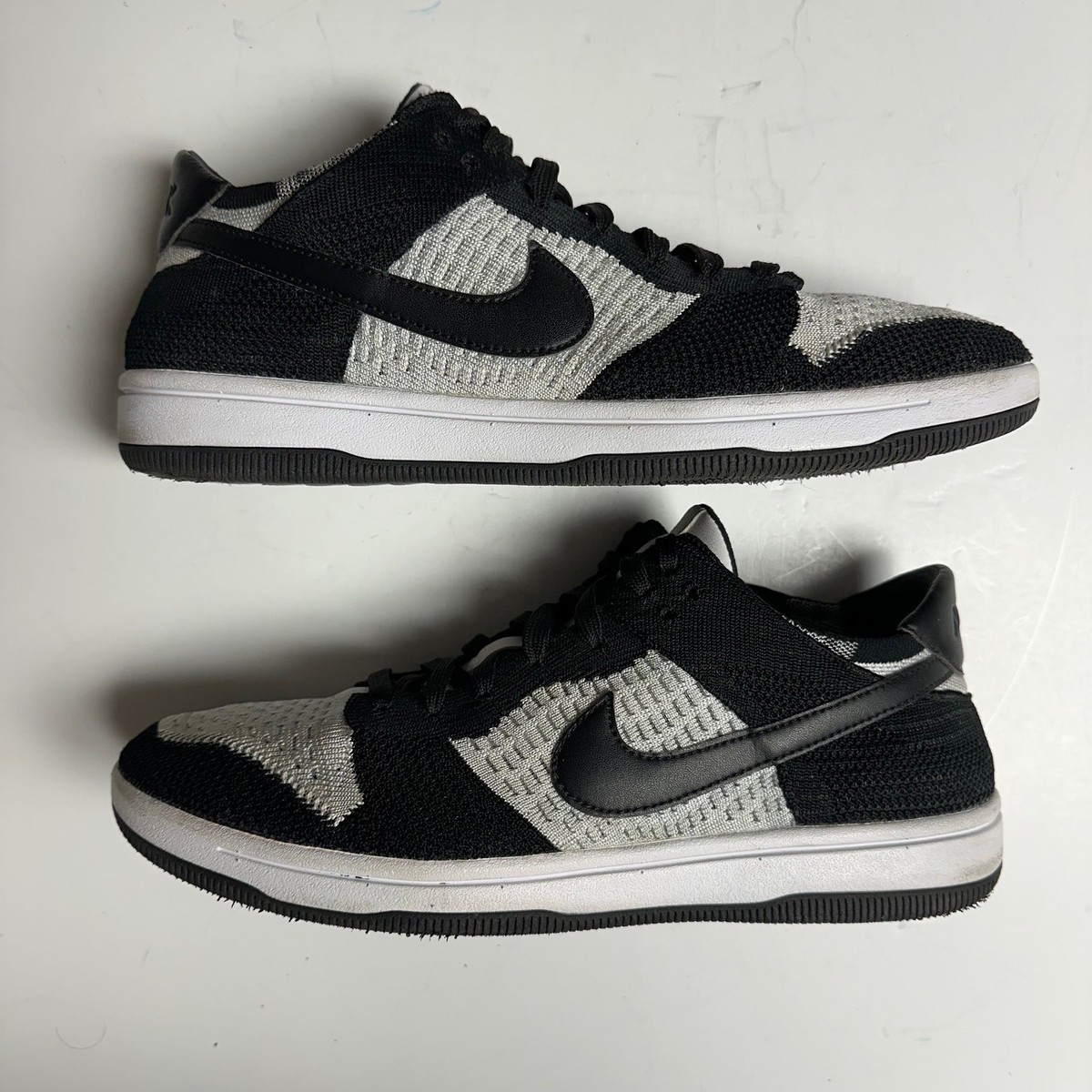 nike dunk low flyknit white