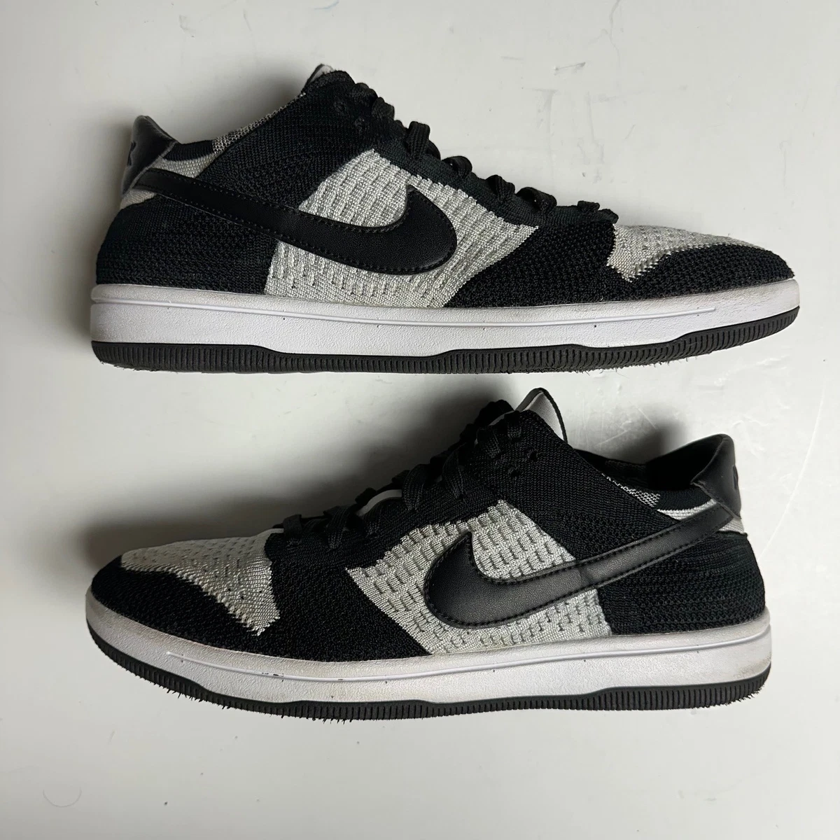 Nike Dunk Flyknit Low White | eBay