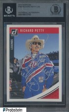 Richard Petty Signed 2019 Donruss Racing #169 BGS BAS Authentic AUTO