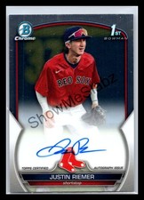 2023 Bowman Draft #CDA-JRI Justin Riemer Chrome Prospect Autographs