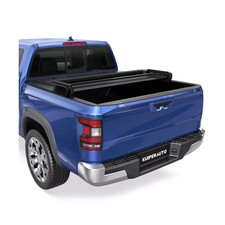 6 FT Soft 3-Folding Tonneau Cover Compatible for 2005-2025 Nissan Frontier Fl...