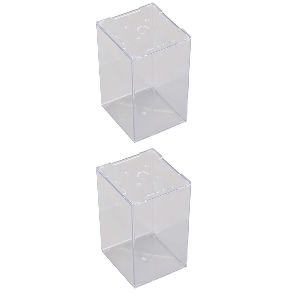 Set of 2 Thai Fish Tank Portable Baby Plastic Aquarium Little Small Container