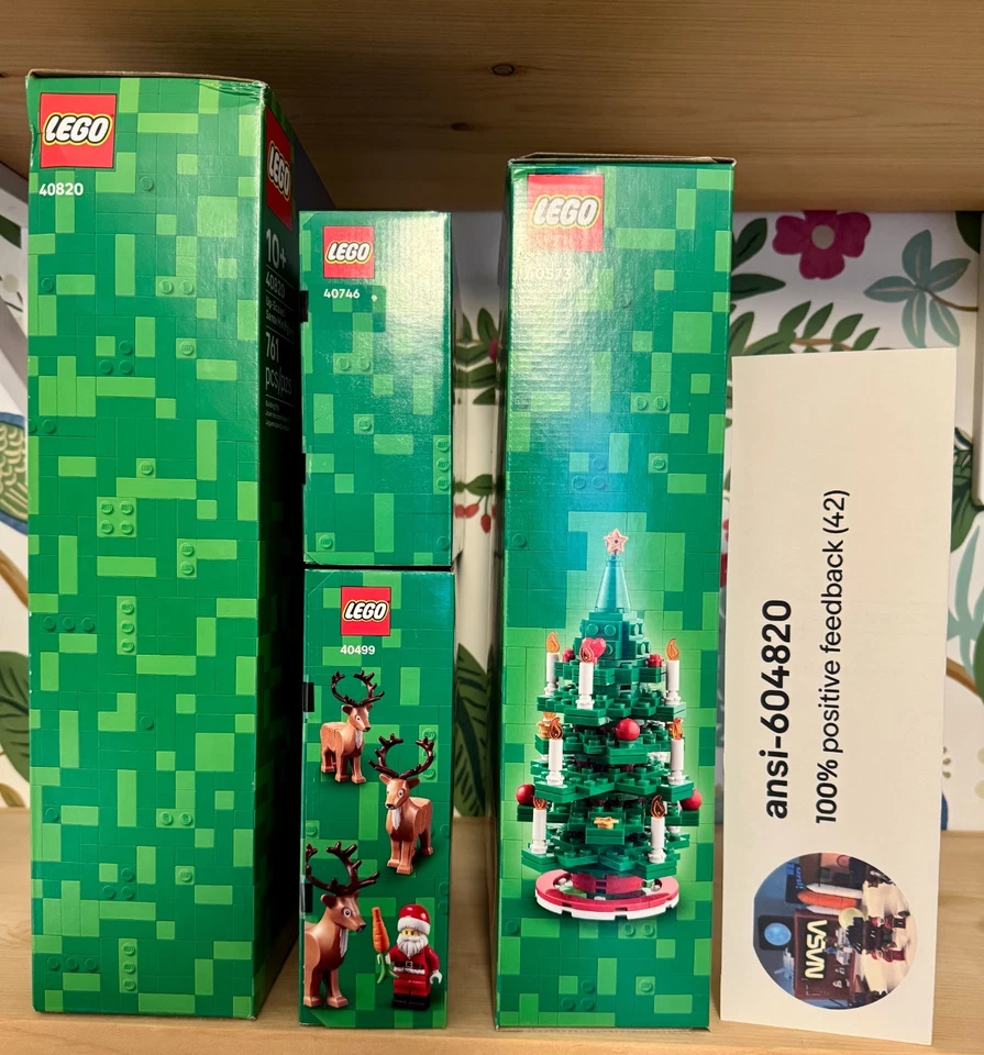 LEGO Christmas Holiday Bundle: 40820 40746 40499 40573 | Nuevo en caja | Regalo gratis 42197  Foto 3 de 4