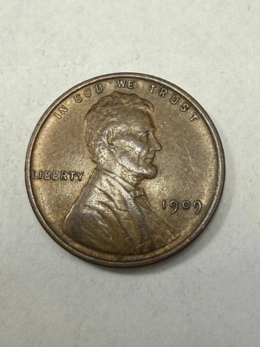 ** 1909 LINCOLN CENT-  AU  (UPGRADE THAT SPOT IN YOUR SET) PRICED TO SELL **