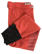 ANIMO Rust Red Grip Knee Patch Breeches Size I 44 US 30R Low Rise