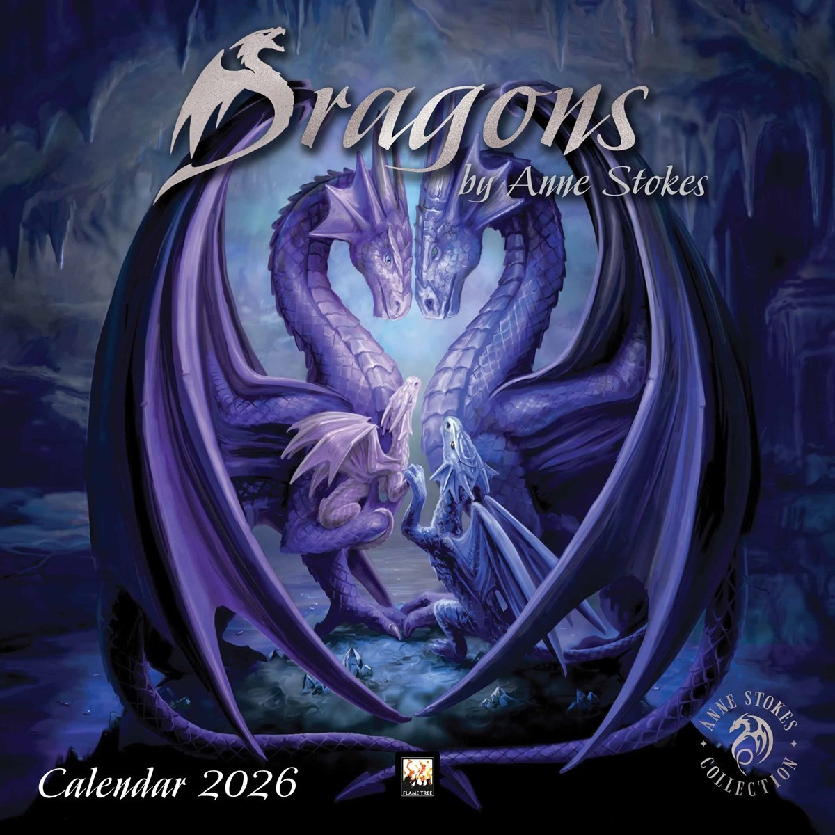 Anne Stokes, Dragons Calendar 2026, Wall Calendars, Month To View, Art, Gift