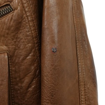 90s GIORGIO ARMANI LAMB LEATHER RIDERS JACKET Size:40 VINTAGE