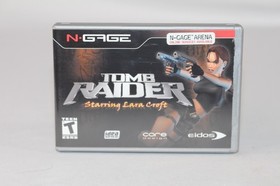 Tomb Raider Starring Lara Croft Nokia N-Gage Complete CIB Very Good Condition!