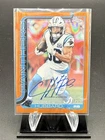 2025 Topps Chrome Chuba Hubbard Orange Lava Refractor (RAW)