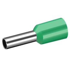 Cord End Terminal Wire Copper Crimp Connector, 1000 PCS AWG 14 2.5mm Green