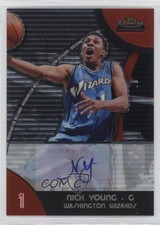 2007-08 Topps Finest Refractor Auto Nick Young #79 Auto fm0