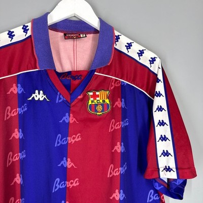 BARCELONA 1992 1995 HOME FOOTBALL SHIRT SOCCER JERSEY KAPPA #10