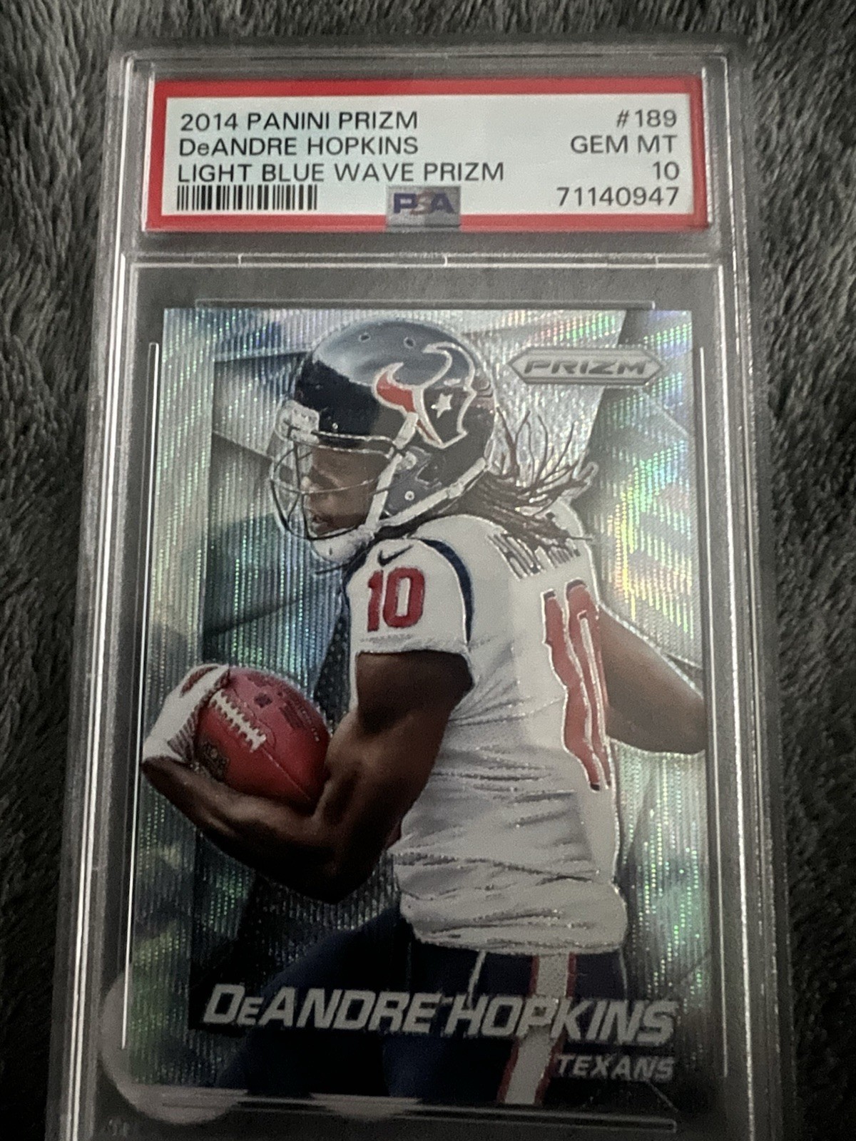 2014 Panini Prizm - DeAndre Hopkins #189 Light Blue Wave Prizm /99