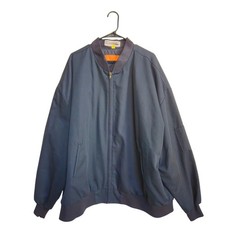 Red Kap Bomber Mechanic Jacket Mens 5XL-RG Black Quilted Full Zip Workwear EUC