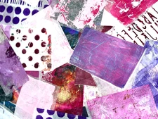 Collage Supplies: 50 Pieces for Collage Art, Junk Journals, and Scrapbooks