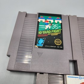 NES Game Lot: Hoops, 10-Yard Fight + Bases Loaded 2 Second Season (Nintendo)