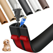 Floor Cord Cover, Floor Cable Cover, Cord Hider Floor, Soft PVC Self Adhesive, E