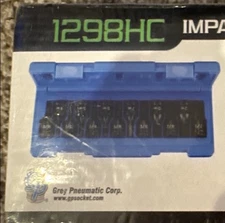 Grey Pneumatic 1298HC 3/8" Drive 13 Pc SAE and Metric Hex Impact Socket Set