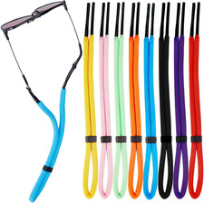 8 Pcs Floating Sunglasses Straps Buoyant Glasses Retainer for Water, Universal A