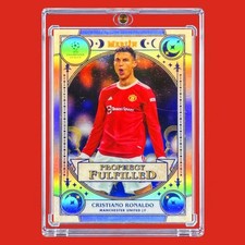 Cristiano Ronaldo SILVER MOON REFRACTOR PRIZM...