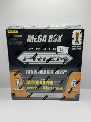 2026 Panini Prizm FIFA World Cup Soccer Mega Box - Factory Sealed