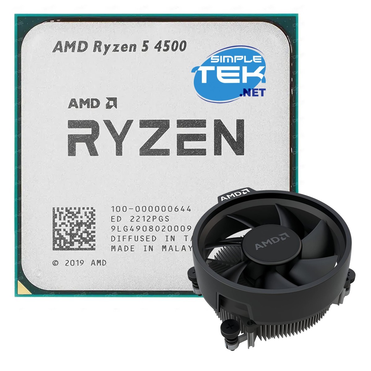 CPU AMD Ryzen CPU 4500 AMD Ryzen 5 4500 Processor CPU AM4 With Cooler Without Integrated