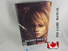 MANUAL PS2 - SILENT HILL 3 - Sony Playstation2 'Replacement' Instruction Booklet