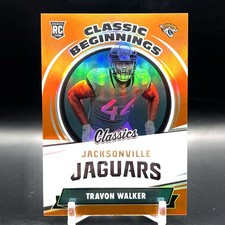 2022-2023 Panini Classic Beginnings Orange /10 Travon Walker Rookie RC Jaguars