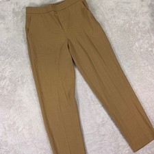 NWT Banana Republic Women's Hayden Pants Size 4 Tan Straight Leg Trouser