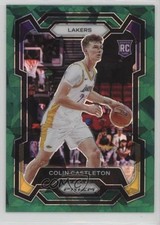 2023-24 Panini Prizm Green Ice Prizm Colin Castleton #287 10p6