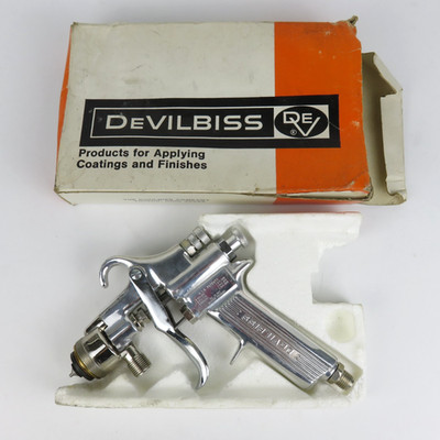 Rare Original DeVilbiss MBC Spray Gun Coatings & Finishes - Boxed open unused