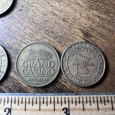 Group Of 35 Grand Casino Hinckley Arcade Tokens Ojibwe