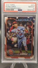 2024 Topps Irving Lopez Independence day 17/76 1! PSA 10