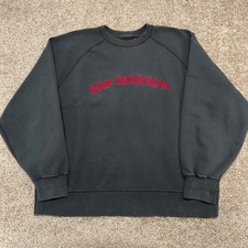 Vintage GAP Original Crewneck Sweatshirt Men Size XL Gray Distressed Spellout