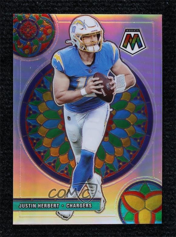 2021 Panini Mosaic Glass Mosaic Justin Herbert #GM-6