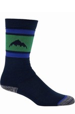  31 Burton Weekend Midweight 2-Pack -Kids Medium/Large 2-4 Galaxy Green Socks