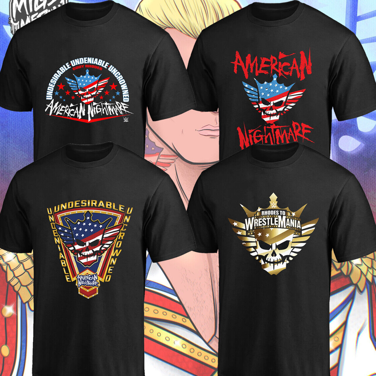 SALE!!! Cody Rhodes Undeniable TShirt Rhodes Shirt Gift For Wresling
