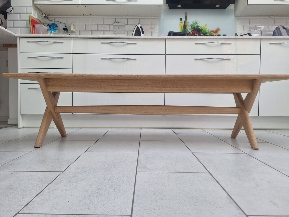 Habitat Austin Large Oak Bench eBay