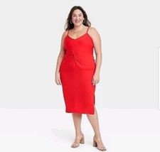 Women's Bodycon Dress - Ava & Viv Red XXL