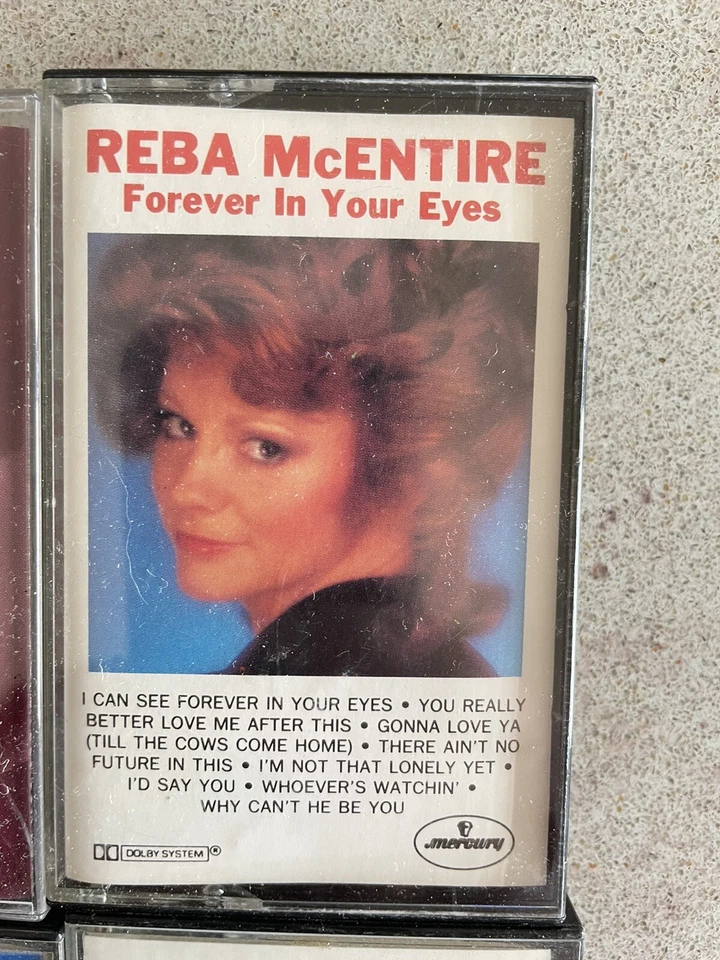 Vintage Cassette Singles Lot of 6 Country Music Alabama, Reba, Vince, Alan, Oak Foto 4 de 4