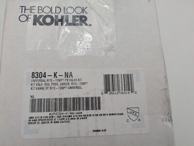 #ad Kohler Rite Temp 1 2 Inch Pressure Balancing Valve 8304 K NA $89.10