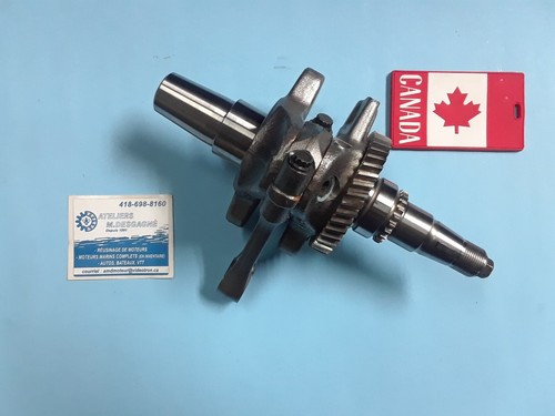 CAN AM 450 rebuilt CRANKSHAFT and RODS with NEW ROD BEARINGS 420295030 420217425