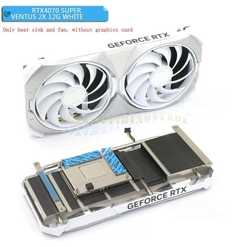 New For MSI RTX4060 4060Ti 4070S 4070Ti VENTUS 2X Graphics Card Cooler w/ Fan - Photo 7/21