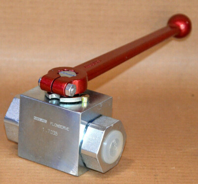 Hydraulik Kugelhahn Hochdruck 2/2 Wege 315 bar G 3/4 Innengewinde DN20 PN315 NEU