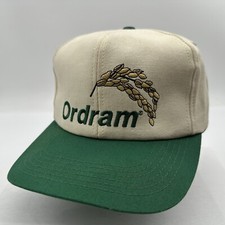 Vintage Ordram Made In USA Hat 80s Farmer Trucker SnapBack Wheat Herbicide NEW*