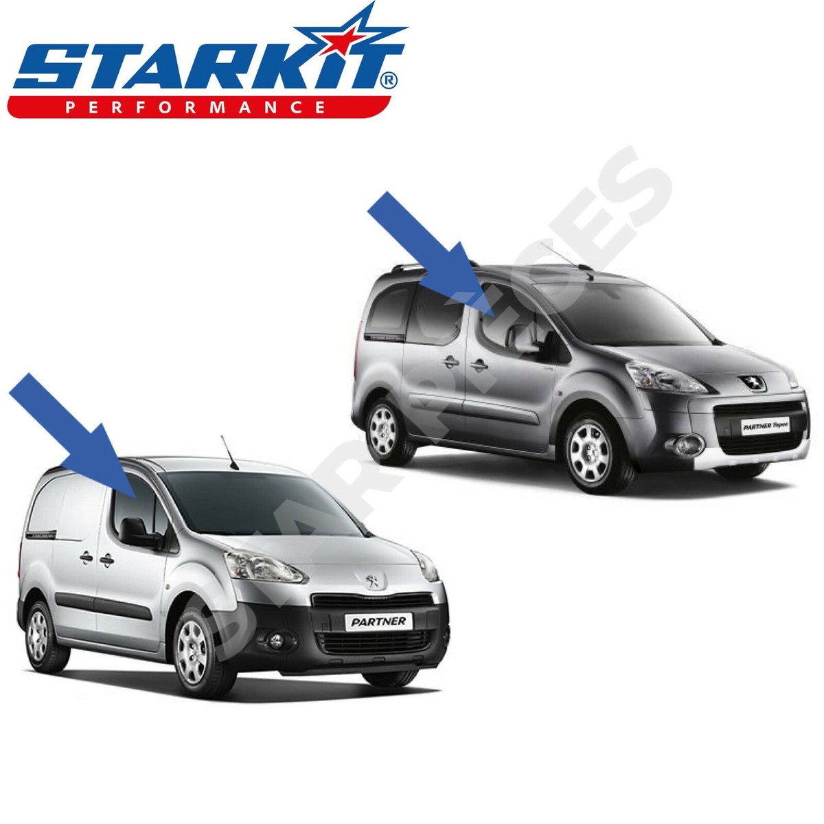 Mécanisme Lève-vitre électrique Passager Pour Citroën Berlingo/Peugeot Partner - Neuf, 2 Ans Garantie