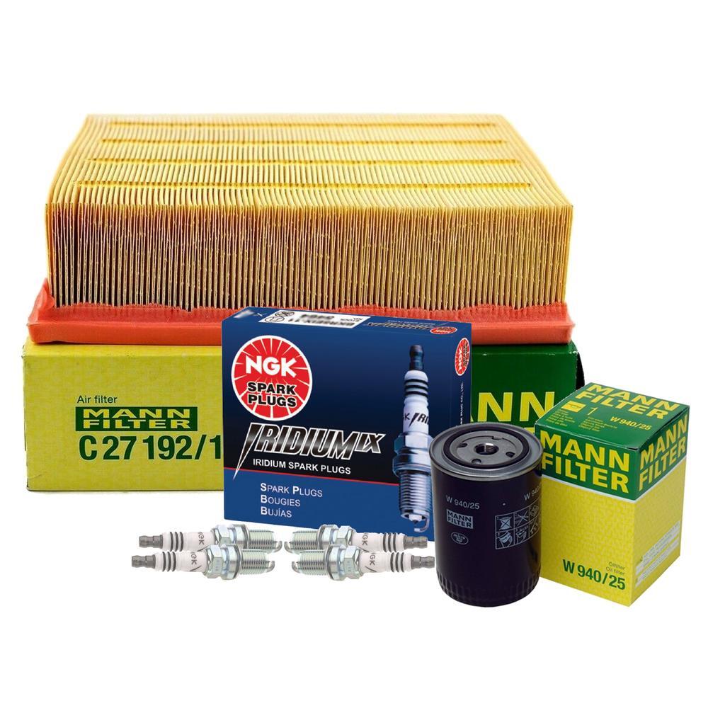 Mann Filters  NGK Spark Plugs Ignition Tune Up Kit For Audi A4 Quattro 1.8 L4