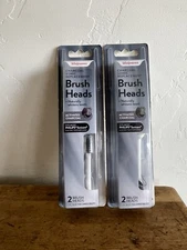 WALGREENS CHARCOAL SONIC REPLACEMENT BRUSH HEADS-2 BRUSH HEADS packaging damaged