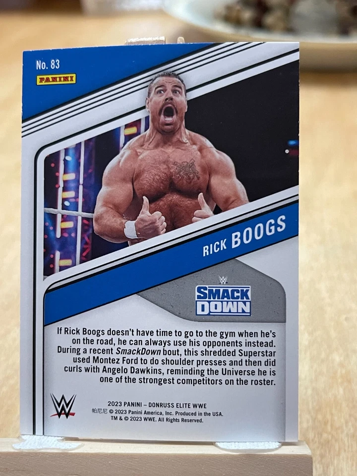 Rick Boogs 2023 Donruss Elite WWE Wrestling - #83 - SmackDown - Image 2 of 2